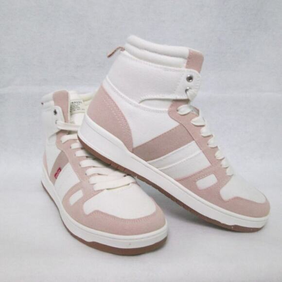 Levi's Shoes - Levis Women's Basket Ball -HI-DTE Sneakers Canvas High-Top Shoes-Pink-8-NWOT